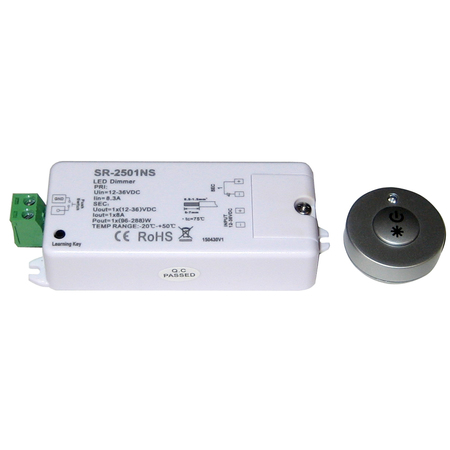 LUNASEA LIGHTING Remote Dimming Kit W/Receiver & Button Remote LLB-45RU-91-K1